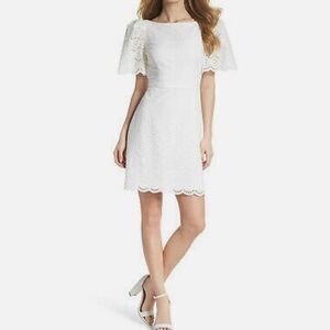𝅺eyelet white dress